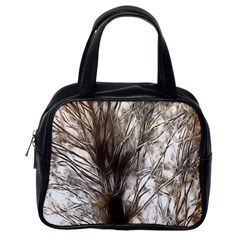 Tree Art Artistic Tree Abstract Background Classic Handbags (One Side)