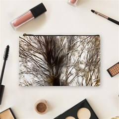 Tree Art Artistic Tree Abstract Background Cosmetic Bag (medium)  by Nexatart