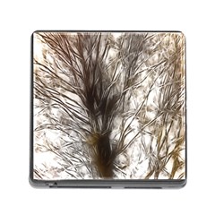 Tree Art Artistic Tree Abstract Background Memory Card Reader (Square)