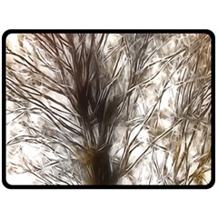 Tree Art Artistic Tree Abstract Background Fleece Blanket (Large) 