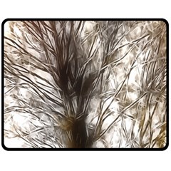 Tree Art Artistic Tree Abstract Background Fleece Blanket (Medium) 