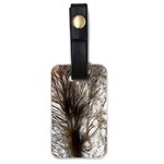 Tree Art Artistic Tree Abstract Background Luggage Tags (One Side)  Front