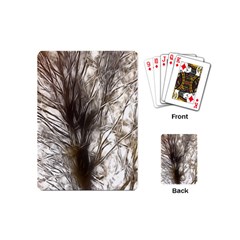 Tree Art Artistic Tree Abstract Background Playing Cards (mini)  by Nexatart