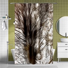 Tree Art Artistic Tree Abstract Background Shower Curtain 48  x 72  (Small) 