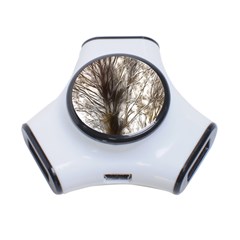 Tree Art Artistic Tree Abstract Background 3-port Usb Hub