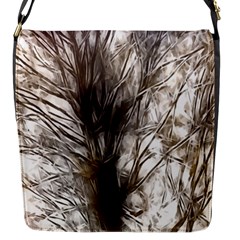 Tree Art Artistic Tree Abstract Background Flap Messenger Bag (S)