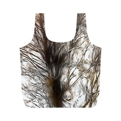 Tree Art Artistic Tree Abstract Background Full Print Recycle Bags (M) 