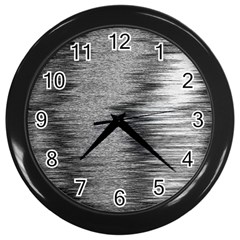 Rectangle Abstract Background Black And White In Rectangle Shape Wall Clocks (black) by Nexatart