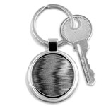 Rectangle Abstract Background Black And White In Rectangle Shape Key Chains (Round)  Front