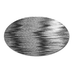 Rectangle Abstract Background Black And White In Rectangle Shape Oval Magnet by Nexatart