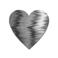 Rectangle Abstract Background Black And White In Rectangle Shape Heart Magnet by Nexatart