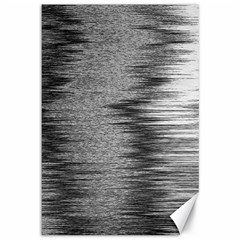 Rectangle Abstract Background Black And White In Rectangle Shape Canvas 12  X 18   by Nexatart