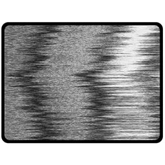 Rectangle Abstract Background Black And White In Rectangle Shape Fleece Blanket (large)  by Nexatart