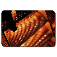 Magic Steps Stair With Light In The Dark Large Doormat  by Nexatart