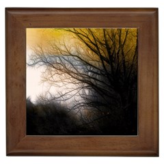 Tree Art Artistic Abstract Background Framed Tiles by Nexatart