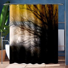 Tree Art Artistic Abstract Background Shower Curtain 60  X 72  (medium)  by Nexatart