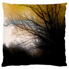 Tree Art Artistic Abstract Background Large Cushion Case (one Side) by Nexatart