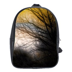 Tree Art Artistic Abstract Background School Bags (xl)  by Nexatart