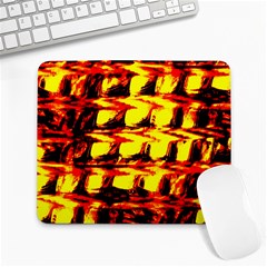 Yellow Seamless Abstract Brick Background Large Mousepads by Nexatart