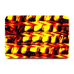 Yellow Seamless Abstract Brick Background Plate Mats by Nexatart