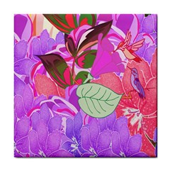 Abstract Design With Hummingbirds Tile Coasters by Nexatart