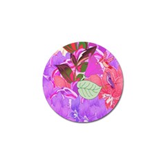 Abstract Design With Hummingbirds Golf Ball Marker (4 Pack) by Nexatart