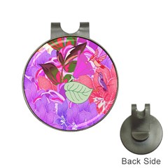 Abstract Design With Hummingbirds Hat Clips With Golf Markers by Nexatart