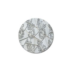 The Abstract Design On The Xuzhou Art Museum Golf Ball Marker (10 Pack)