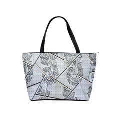 The Abstract Design On The Xuzhou Art Museum Shoulder Handbags by Nexatart