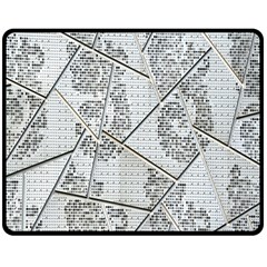 The Abstract Design On The Xuzhou Art Museum Fleece Blanket (medium)  by Nexatart