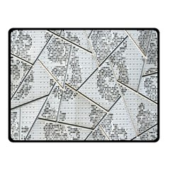 The Abstract Design On The Xuzhou Art Museum Double Sided Fleece Blanket (small)  by Nexatart