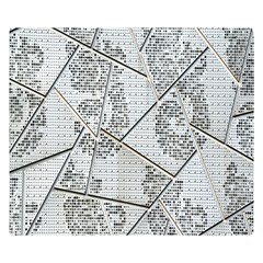 The Abstract Design On The Xuzhou Art Museum Double Sided Flano Blanket (small)  by Nexatart