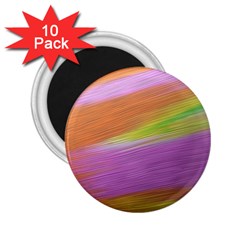 Metallic Brush Strokes Paint Abstract Texture 2 25  Magnets (10 Pack) 