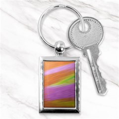 Metallic Brush Strokes Paint Abstract Texture Key Chains (rectangle)  by Nexatart