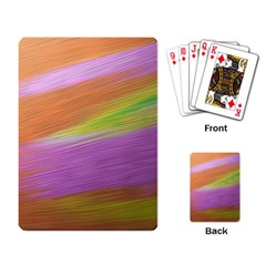 Metallic Brush Strokes Paint Abstract Texture Playing Card by Nexatart