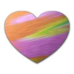 Metallic Brush Strokes Paint Abstract Texture Heart Mousepads by Nexatart