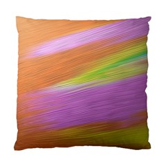 Metallic Brush Strokes Paint Abstract Texture Standard Cushion Case (one Side) by Nexatart