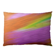 Metallic Brush Strokes Paint Abstract Texture Pillow Case by Nexatart