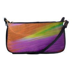 Metallic Brush Strokes Paint Abstract Texture Shoulder Clutch Bags by Nexatart