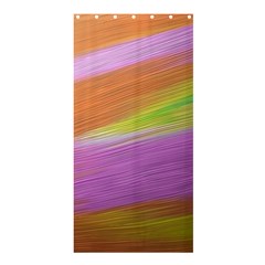 Metallic Brush Strokes Paint Abstract Texture Shower Curtain 36  X 72  (stall)  by Nexatart