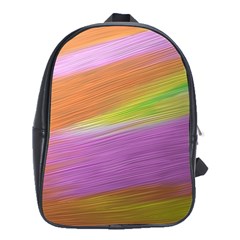 Metallic Brush Strokes Paint Abstract Texture School Bags (xl)  by Nexatart