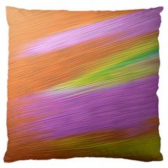 Metallic Brush Strokes Paint Abstract Texture Standard Flano Cushion Case (two Sides) by Nexatart