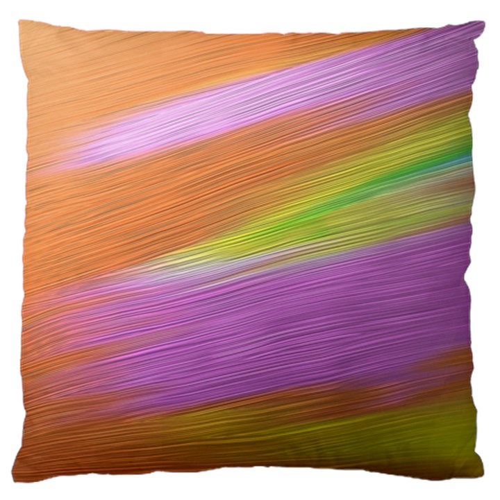 Metallic Brush Strokes Paint Abstract Texture Standard Flano Cushion Case (Two Sides)