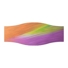 Metallic Brush Strokes Paint Abstract Texture Stretchable Headband