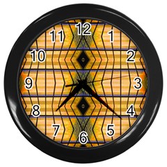 Light Steps Abstract Wall Clocks (black) by Nexatart