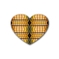 Light Steps Abstract Heart Coaster (4 Pack)  by Nexatart