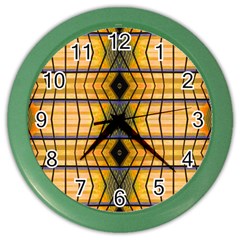 Light Steps Abstract Color Wall Clocks by Nexatart