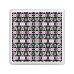 Colorful Pixelation Repeat Pattern Memory Card Reader (square) 