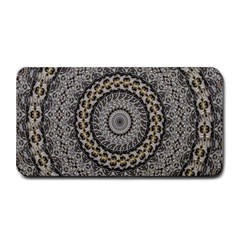 Celestial Pinwheel Of Pattern Texture And Abstract Shapes N Brown Medium Bar Mats by Nexatart