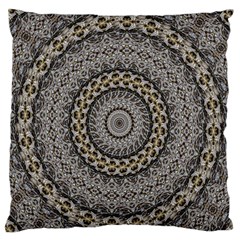 Celestial Pinwheel Of Pattern Texture And Abstract Shapes N Brown Standard Flano Cushion Case (one Side) by Nexatart